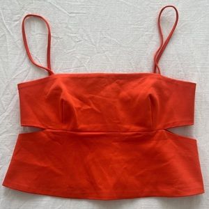 ZARA CUT OUT CROP TOP